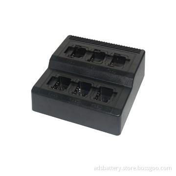 Six-way Universal Battery Charger for Two Way Radio Battery